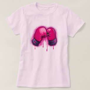 T-shirt gants pour boîte de cancer