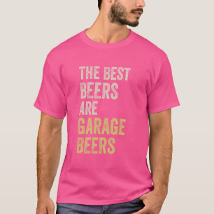 T-shirt Garage Bière La Meilleure Bière Boire Mécanique Vo
