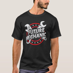 T-shirt Garage Diesel Voiture Réparation Futur Mécanicien