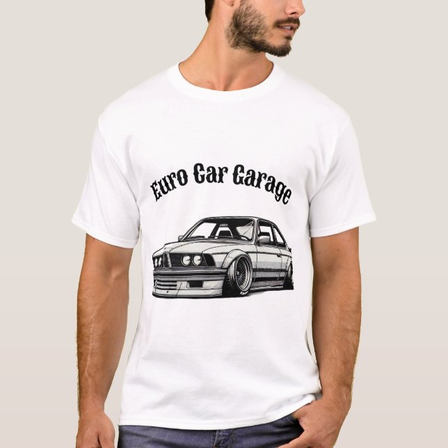 T-shirt Garage Euro Car (Devant)