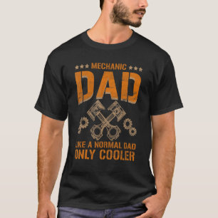 T-shirt Garage Homme Mécanicien Papa Comme Un Papa Normal