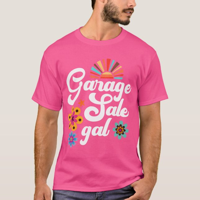 T-shirt Garage Sale Gal Thrift Treasure Hunter Yard Sale F (Devant)