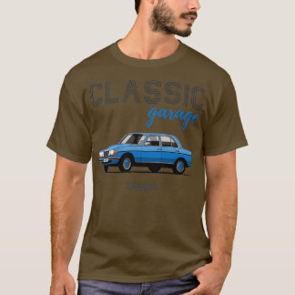 T-shirt Garage W123 bleu 1