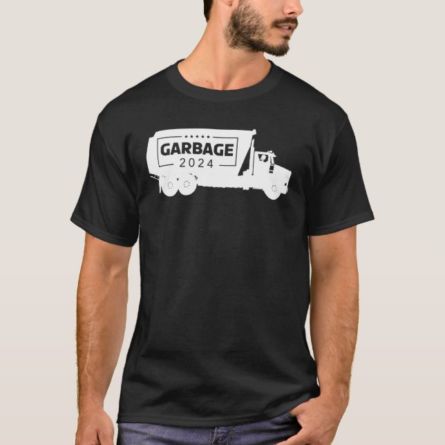 T-shirt GARBAGE 2024 (logo blanc) (Devant)