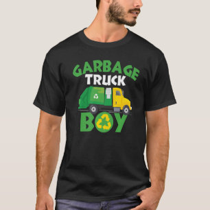T-shirt Garbage Camion Garçon Bac à ordures Gestion des dé