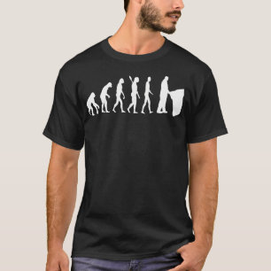 T-shirt Garbage Man Evolution Trash Bin Trash Truck Driver