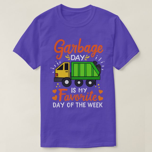 T-shirt Garbage Truck Jour 2 (Design devant)