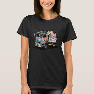 T-shirt Garbage Truck OEufs mignonne Jour de Pâques Chasse