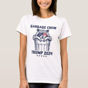 T-shirt Garbyge Crew Trump Gargman Dans Trash Truck Ellist