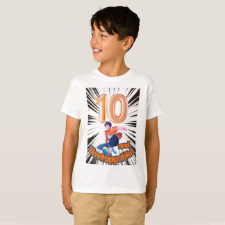 T-shirt Garçon : 10 ans et inébranlable pour son anniversa