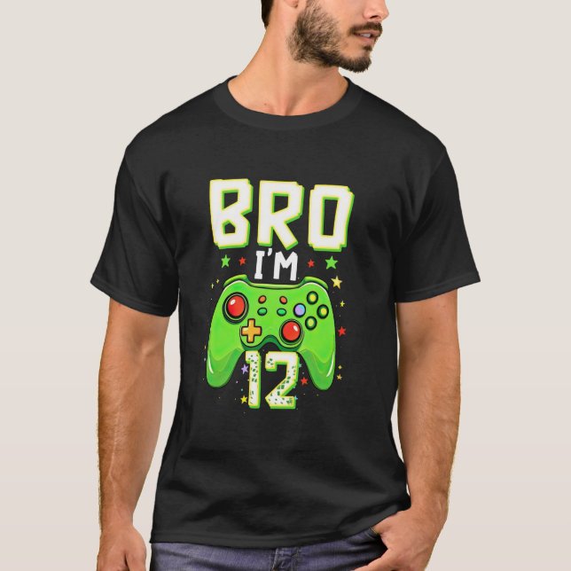 T-shirt Garçon 12 Ans Fête Iu2019m Vidéo Ga (Devant)