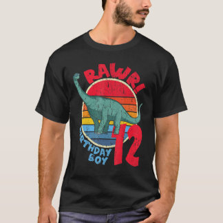 T-shirt Garçon 12e anniversaire I Rawr! Brachiosaurus I Fa