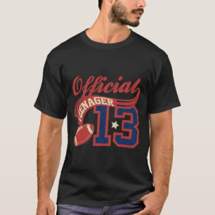 T-shirt Garçon 13 ans Officiel Adolescent 13 Ans Tee-shirt