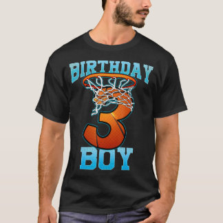 T-shirt Garçon 3 Ans Cadeaux 4E Anniversaire Pers De Baske