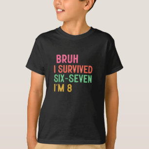 T-shirt Garçon 8 ans humour drôle enfants âge huit ans