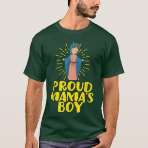 T-shirt Garçon à sa Mère Marie Notre Dame Mère Drôle Catho