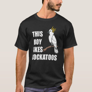 T-shirt Garçon Aime Cockatoos Citer Cockatiel