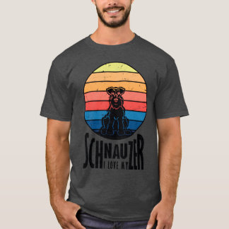 T-shirt garçon amour de Schnauzer