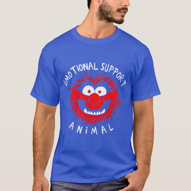 T-shirt Garçon Animal de Soutien Émotionnel Muppets rétro (Devant)