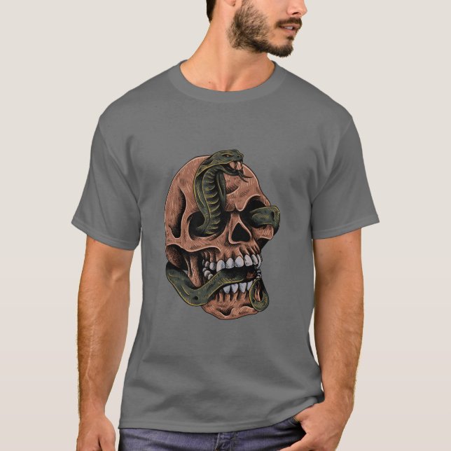 T-shirt Garçon animal gothique (Devant)