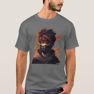 T-shirt Garçon anime avec manga de masque fan beau