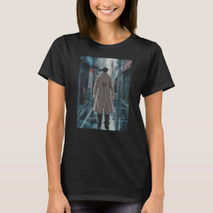 T-shirt Garçon Anime Rue Pluvieuse Tokyo Manga Art Japonai