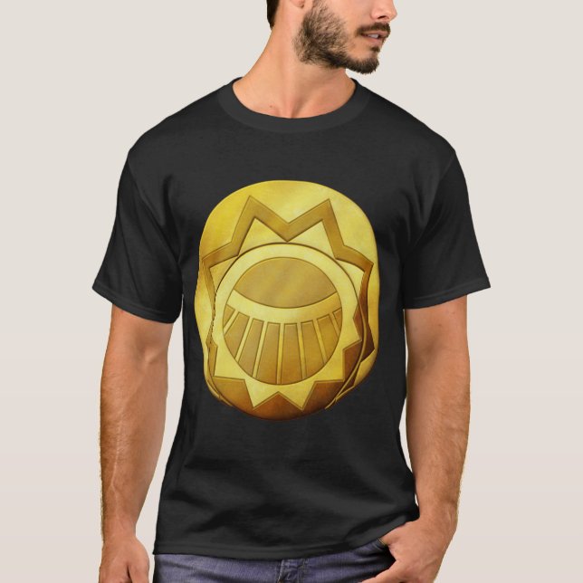 T-shirt Garçon au médaillon d'Esteban (Devant)