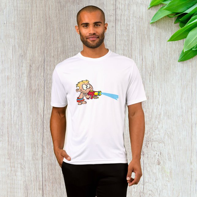 T-shirt Garçon avec pistolet à eau Été Amusement (Créateur téléchargé)