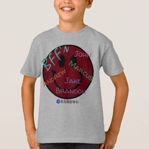 T-shirt garçon BFF Red Emoji HAMbWG