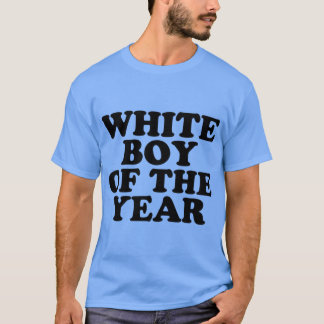 T-shirt Garçon blanc de l'année garçon