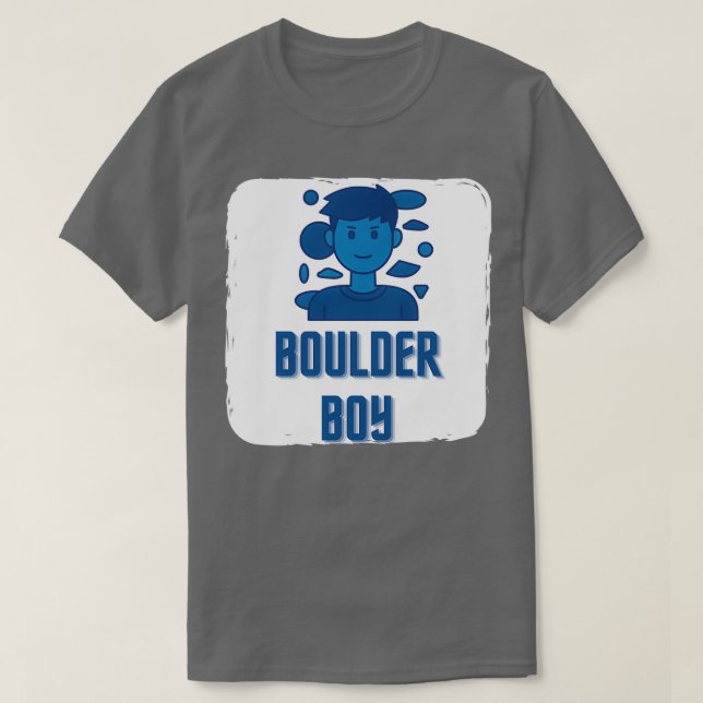 T-shirt garçon boulder (Design devant)