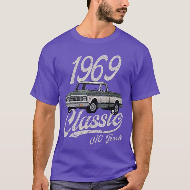 T-shirt garçon camion 1969 69 c10 (Devant)
