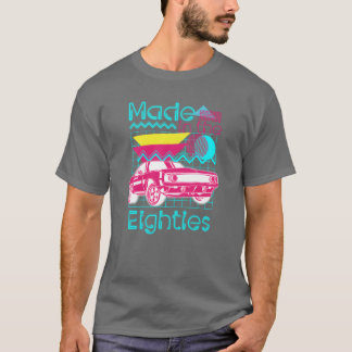 T-shirt garçon cassette disco néon