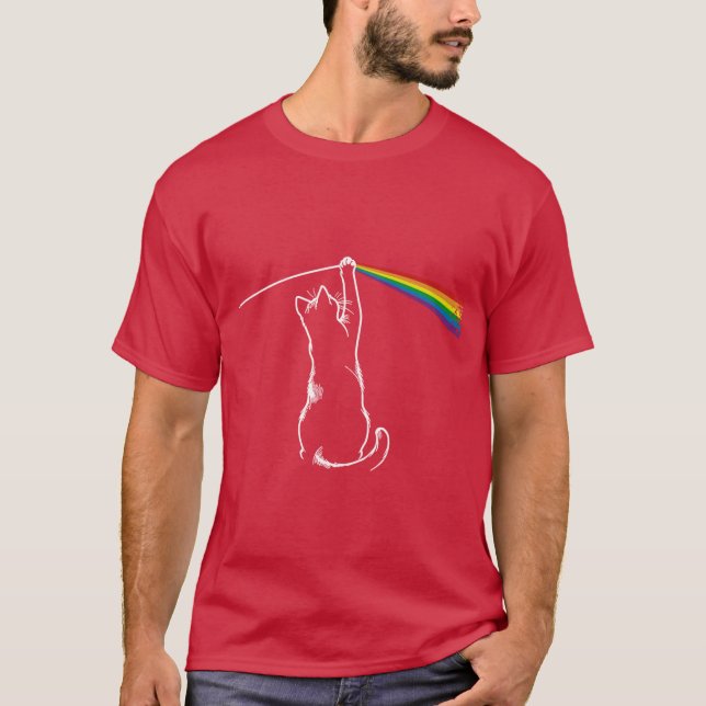 T-shirt garçon chat côté obscur (Devant)