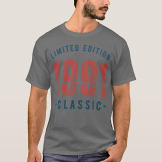 T-shirt Garçon classique vintage 1991