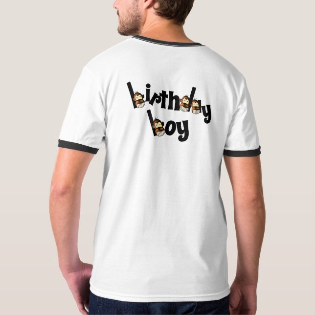 T-shirt garçon d'anniversaire (Dos)