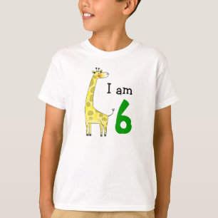 T-shirt garçon d'anniversaire de 6 ans/cadeau de fille