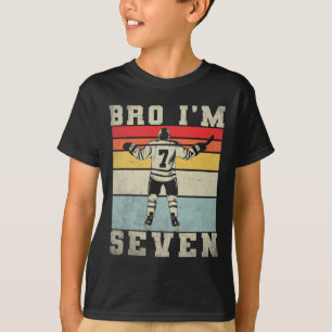 T-shirt Garçon de 7 ans pour anniversaire Hockey sur glace