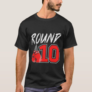 T-shirt Garçon de boxe pour 10 ans Anniversaire Boxeur Bda