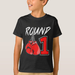 T-shirt Garçon de boxe pour 1er anniversaire 1 an Boxeur F