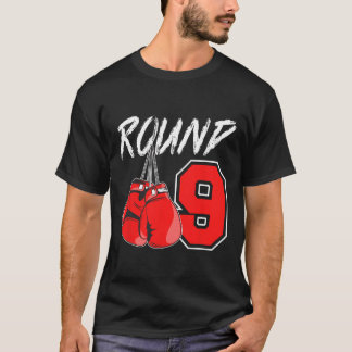 T-shirt Garçon de boxe pour 9 ans Anniversaire Boxeur 9 An