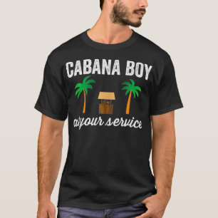 T-shirt Garçon de cabane à votre service Serveur de bar dr