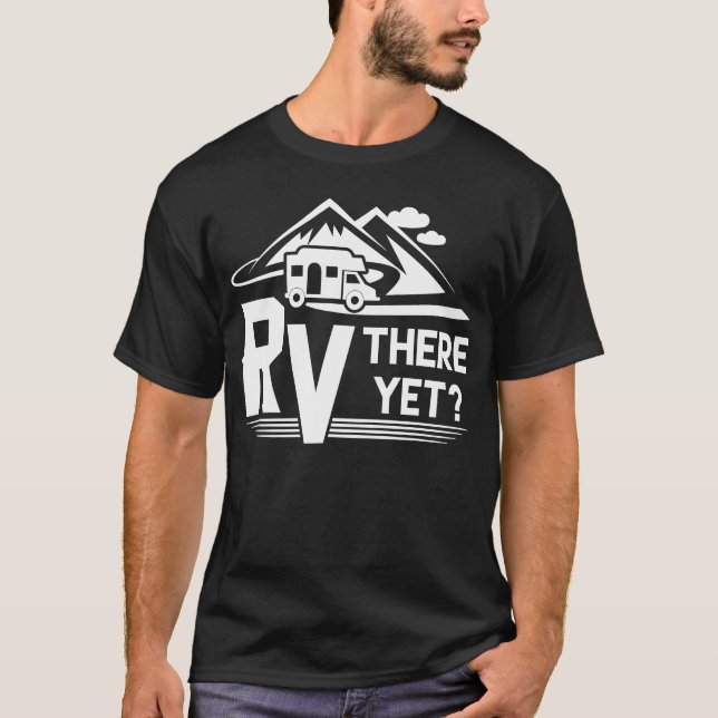 T-shirt Garçon de camping de roadtrip drôle RVhere Yet (Devant)