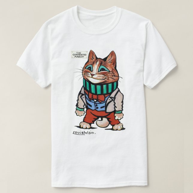 T-shirt Garçon de chat, Louis Wain (Design devant)