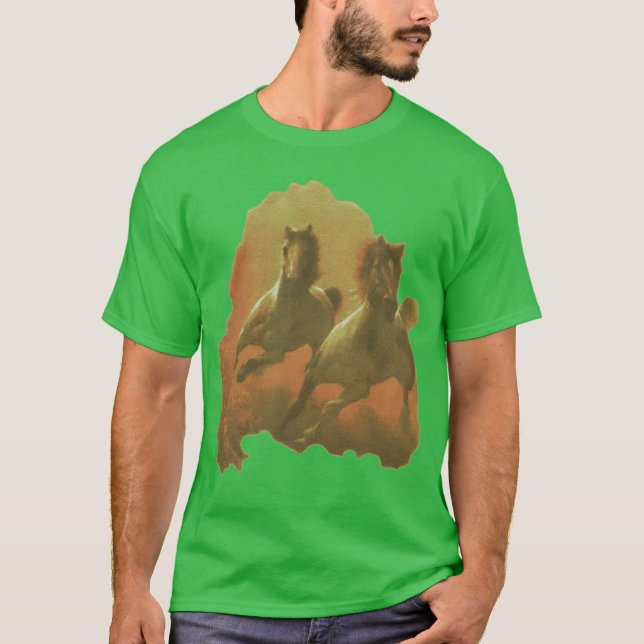 T-shirt garçon de chevaux au galop Napoleon Dynamite (Devant)