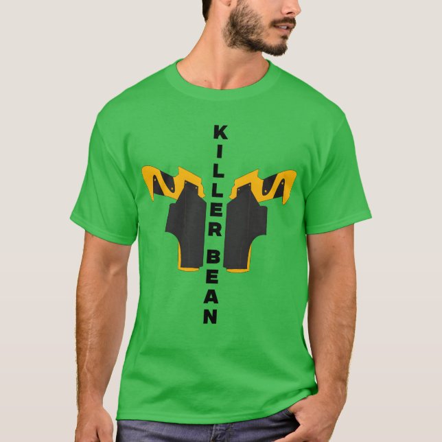 T-shirt Garçon de design de pistolet Killer Bean (Devant)