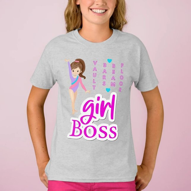 T-shirt garçon de gymnastique (Créateur téléchargé)