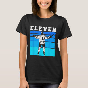 T-shirt Garçon de hockey 11e anniversaire Onze Hockey sur