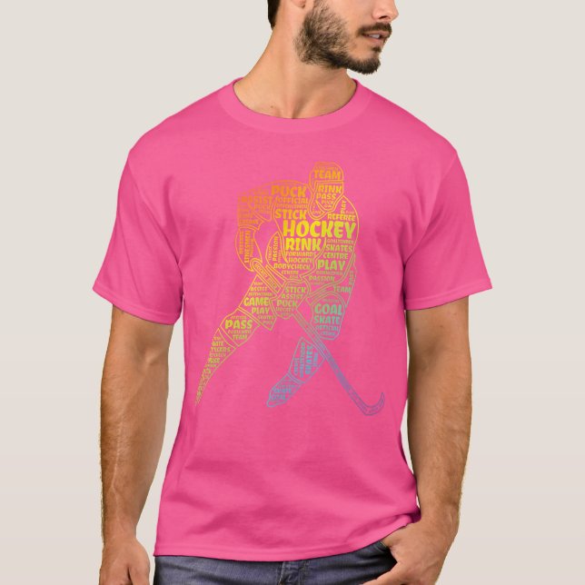 T-shirt Garçon de hockey sur glace (Devant)