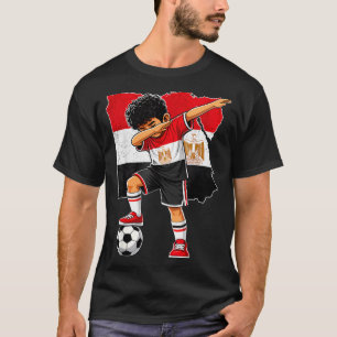 T-shirt Garçon de Jersey d'Égypte de football Dabbing Égyp
